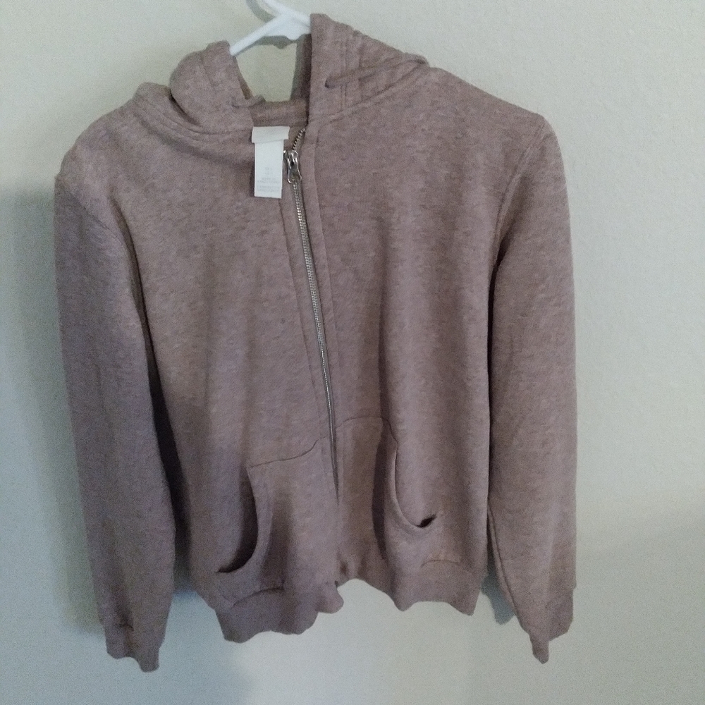 Faded pink women's zip up